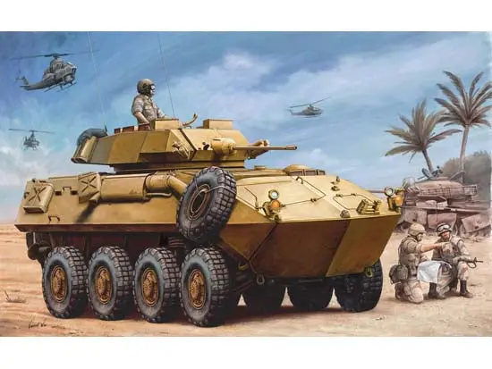 Trumpeter 1/35 Usmc Lav-25 Piranha Light Armored Vehicle (Tsm349) 1