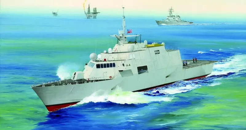 Trumpeter 1/350 Uss Freedom Lcs1 Littoral Combat Ship  (Tsm4549) 1