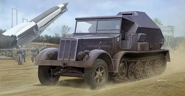 Trumpeter Sdkfz 7/3 Halftrack Artillery Tractor  (Tsm9537) 1