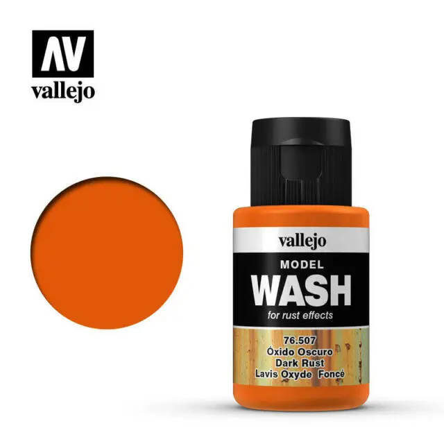 Vallejo Paint Dark Rust 35Ml Acrylic Model Wash  (Vlj76507) 1