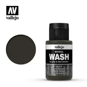 Vallejo Paint Black  35Ml Acrylic Model Wash  (Vlj76518) 1