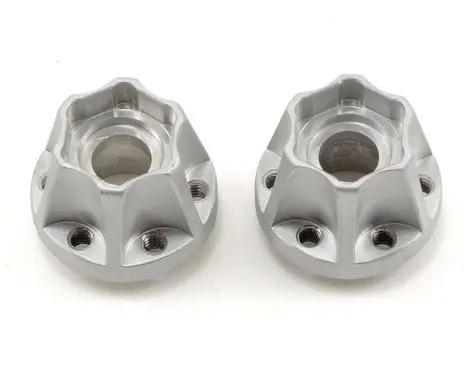 Vanquish Products Slw Hex Hub Set (Silver) (2) (600)  (Vps01039) 1