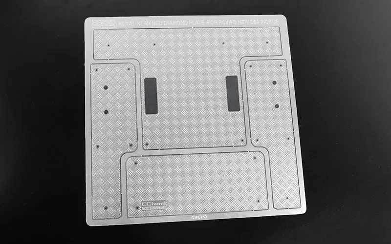Rc4wd Steel Rear Bed Diamond Plates For Rc4wd Gelande Ii 2015 Land Rover Defender D90   (Vvv-C1086) 1