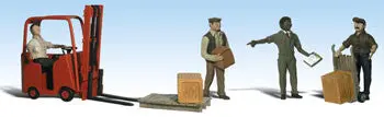 Woodland Scenics Workers W/Forklift Ho  (Wooa1911) 1