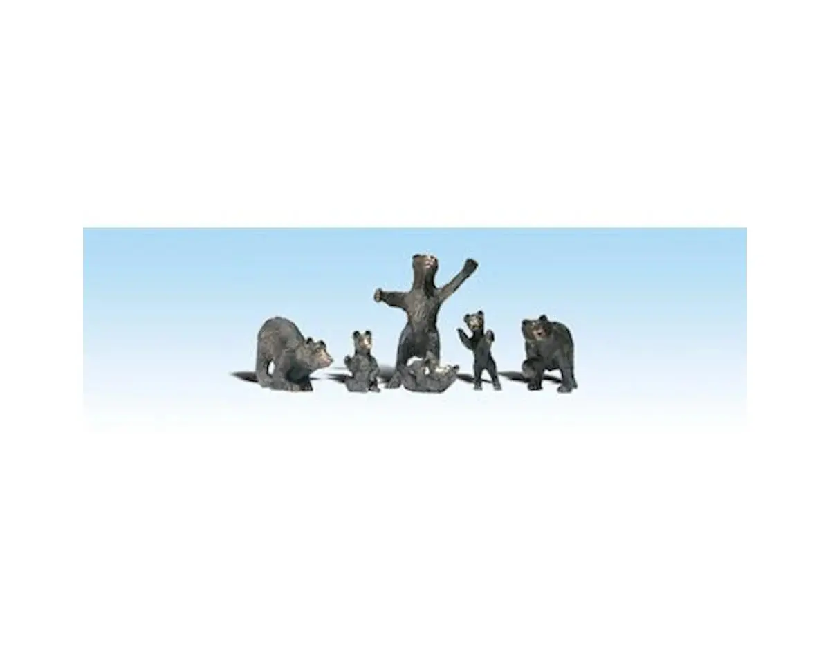 Woodland Scenics N Black Bears    (Wooa2186) 1