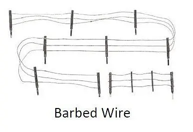 Woodland Scenics O Barbed Wire Fence (Wooa3000) 1