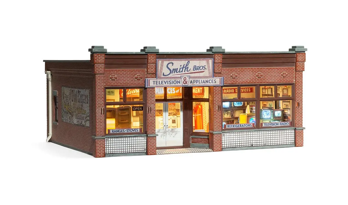 Woodland Scenics Smith Brothers Tv & Appliance - O Scale  (Woobr5873) 1