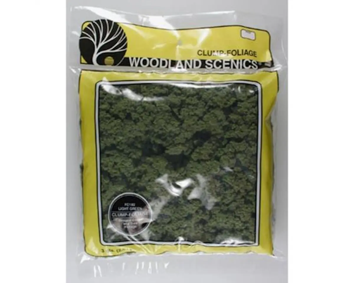 Woodland Scenics Clump-Foliage Bag (Light Green) (165 Cu. In.)   (Woofc182) 1