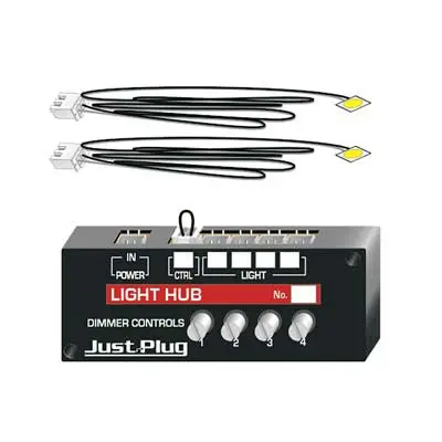 Woodland Scenics Just Plug Lights/Hub Set Warm White  (Woojp5700) 1