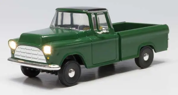 Woodland Scenics Green Pickup - Just Plug(R) Lighted Vehicle -- O Scale   (Woojp5970) 1