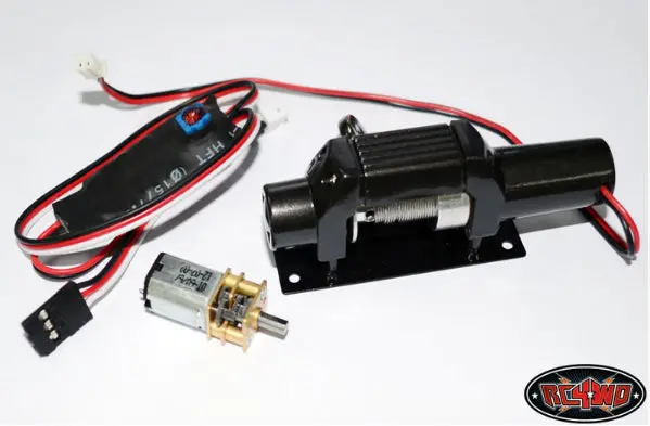 Rc4wd 1X 1/10 Bulldog 9300Xt Scale Winch (Black) (Z-E0011) 1