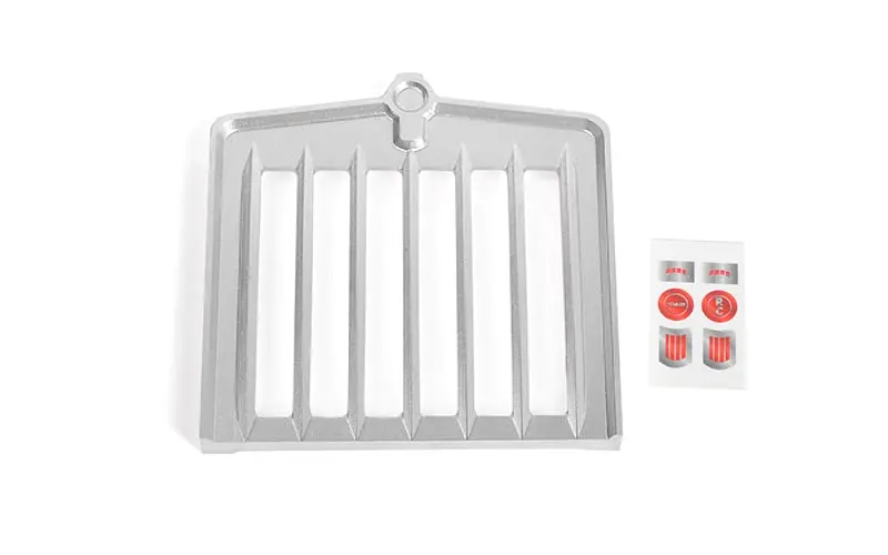 Rc4wd Smokey Billet Front Grille For Tamiya King / Grand Hauler (Silver)  (Rc4zs2093) 1